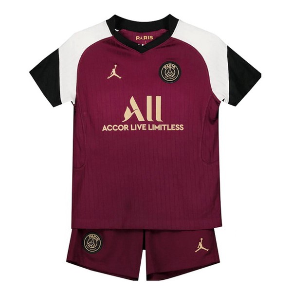 Camiseta Paris Saint Germain 3ª Niño 2020-2021 Borgona